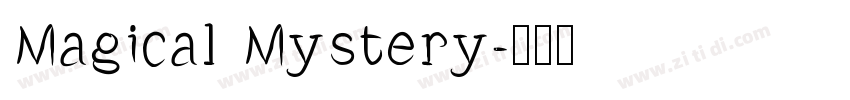 Magical Mystery字体转换